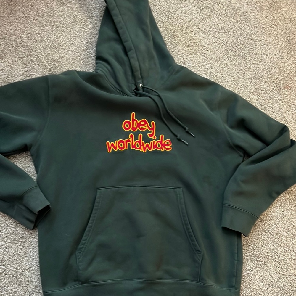 OBEY VINTAGE HOODIE Y2k